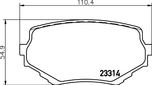 NF PARTS Piduriklotsi komplekt,ketaspidur NF0017181